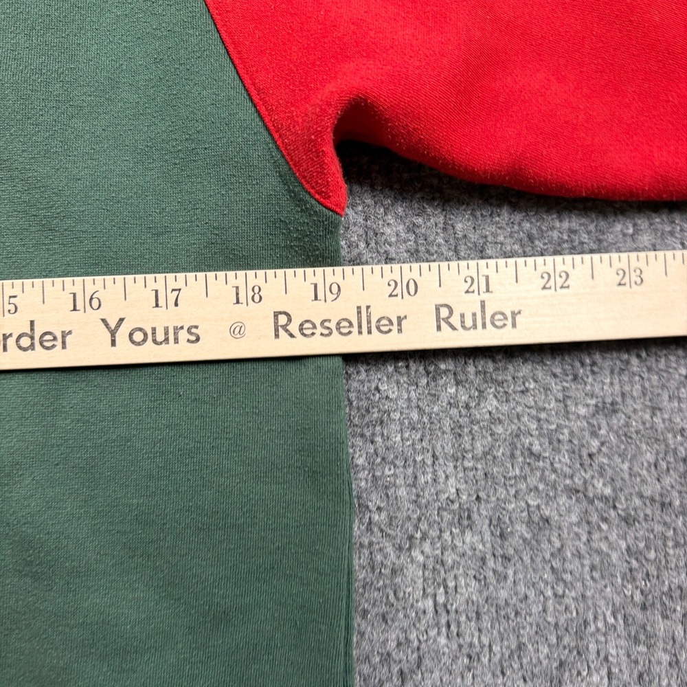 Vintage Reebok Milwaukee Bucks Hoodie Kids Size L 14-16 Green Red NBA Retro - Picture 12 of 15